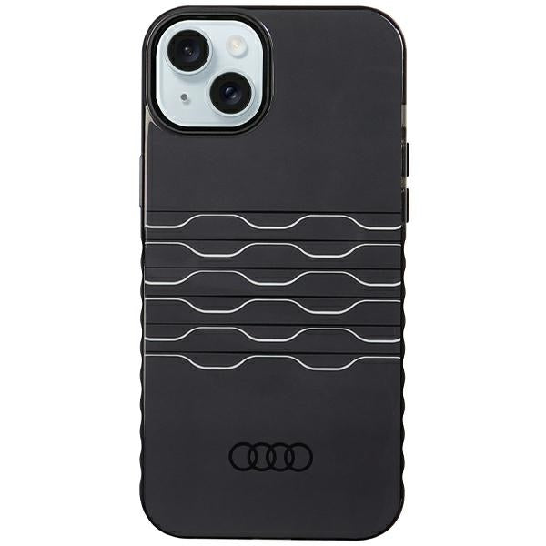 Audi MagSafe dėklas iPhone 15 Plus / 14 Plus – juodas