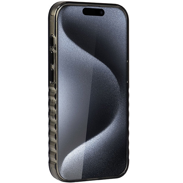 Audi MagSafe dėklas iPhone 15 Pro Max – juodas