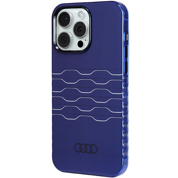 Audi IML MagSafe dėklas iPhone 15 Pro Max – mėlynas