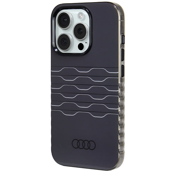 Audi IML MagSafe dėklas iPhone 15 Pro – juodas