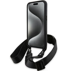 BMW M Edition Carbon Tricolor dėklas iPhone 15 Pro – juodas