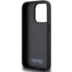 BMW perforuotas dėklas iPhone 15 Pro – juodas