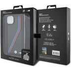 BMW M Edition dėklas iPhone 15 Plus/14 Plus – juodas