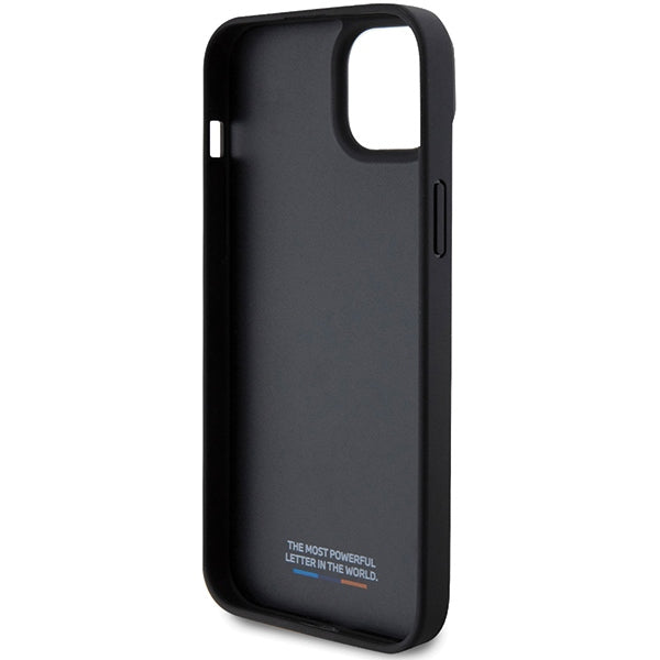 BMW odinis dėklas iPhone 15 Plus / 14 Plus – juodas