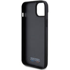 BMW odinis dėklas iPhone 15 Plus / 14 Plus – juodas