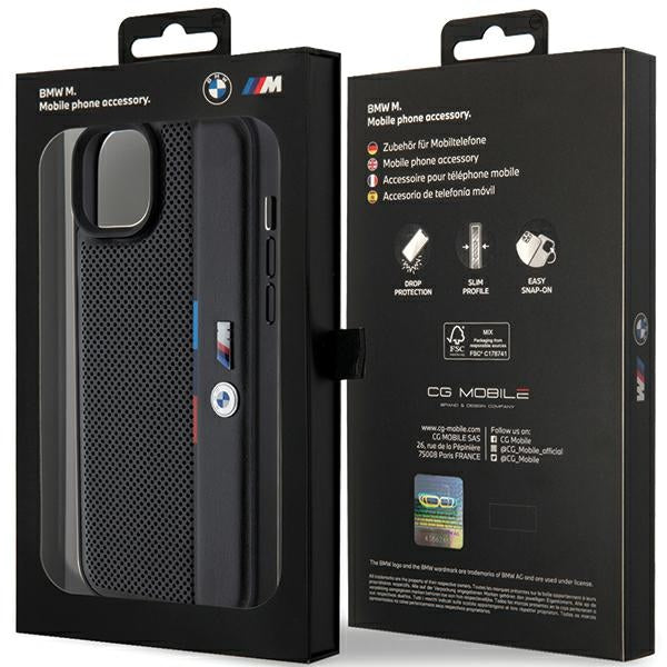 BMW odinis dėklas iPhone 15 Plus / 14 Plus – juodas