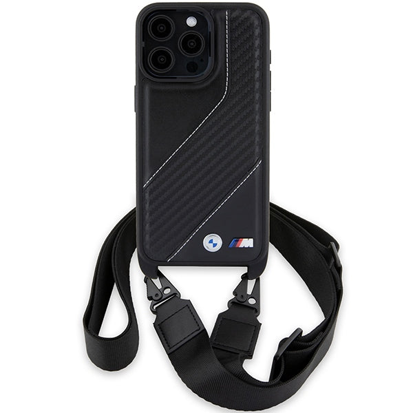 BMW M Edition dėklas iPhone 15 Pro Max – juodas