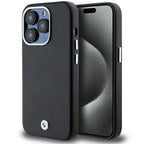 BMW Signature Wrapped Metal MagSafe dėklas iPhone 14 Pro Max – juodas