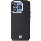 BMW Signature Wrapped Metal MagSafe dėklas iPhone 14 Pro Max – juodas