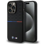 BMW M MagSafe silikoninis dėklas iPhone 15 Pro – juodas