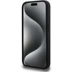 BMW M MagSafe silikoninis dėklas iPhone 15 Pro – juodas