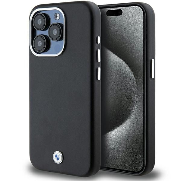 BMW MagSafe dėklas iPhone 15 Pro – juodas