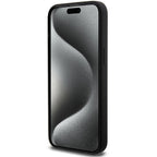 BMW M silikoninis MagSafe dėklas iPhone 15 Pro Max – juodas