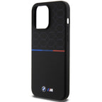 BMW M silikoninis MagSafe dėklas iPhone 15 Pro Max – juodas