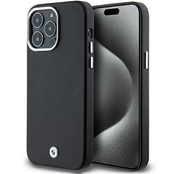 BMW MagSafe dėklas iPhone 15 Pro Max – juodas