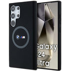 BMW silikoninis MagSafe dėklas Galaxy S24 Ultra – juodas