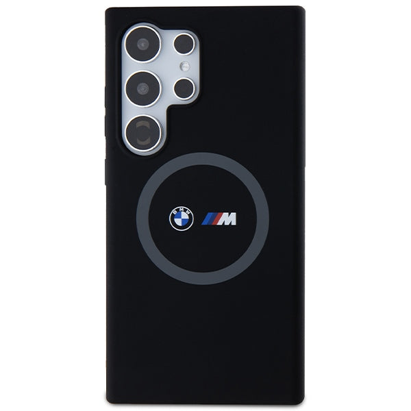 BMW silikoninis MagSafe dėklas Galaxy S24 Ultra – juodas