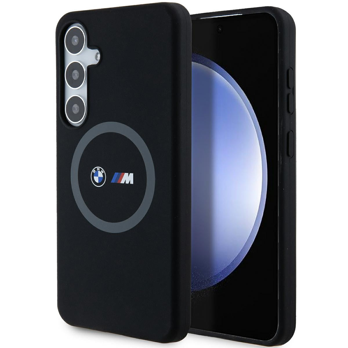 BMW silikoninis MagSafe dėklas Galaxy S24+ – juodas