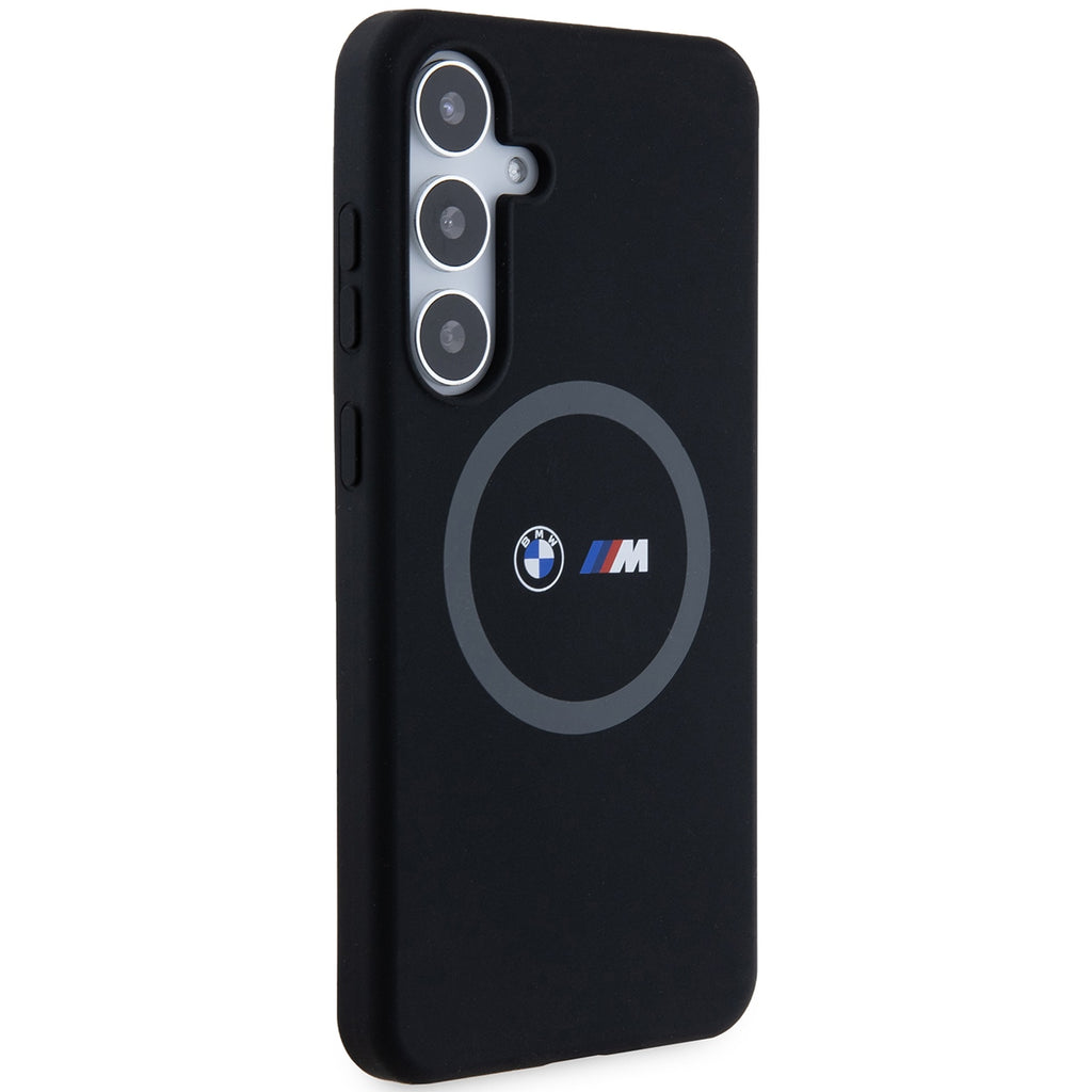 BMW silikoninis MagSafe dėklas Galaxy S24+ – juodas