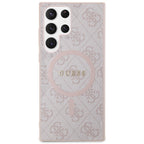 Guess 4G MagSafe dėklas Galaxy S24 Ultra – rudas
