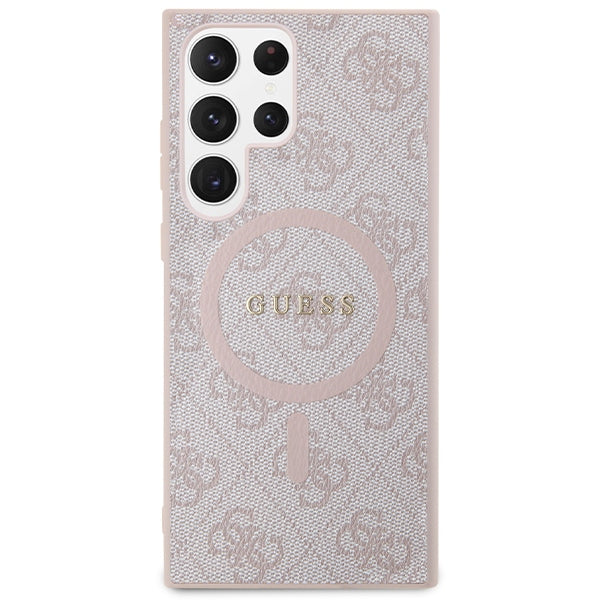 Guess 4G MagSafe dėklas Galaxy S24 Ultra – rudas