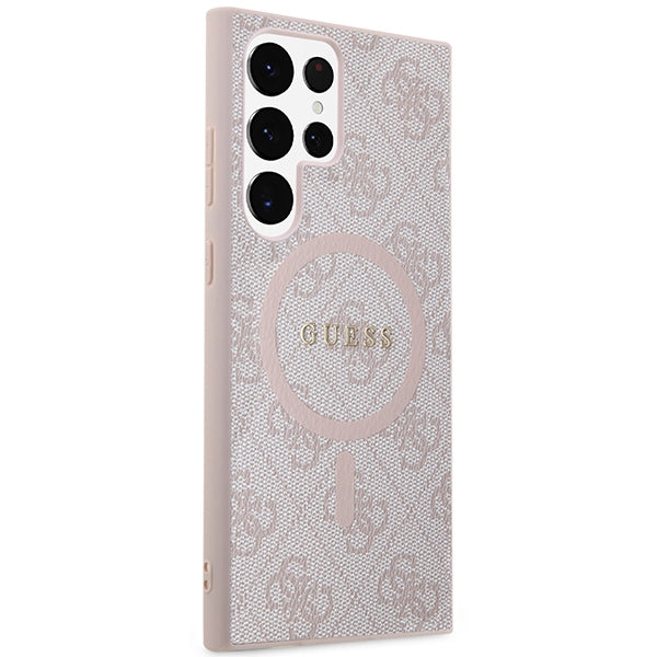 Guess 4G MagSafe dėklas Galaxy S24 Ultra – rudas