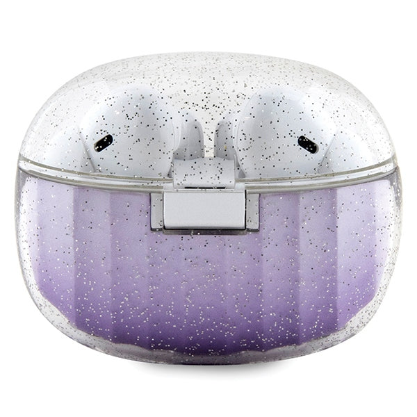 Guess Glitter Gradient TWS ausinės su dėklu – violetinės -- Cell phone cases and covers