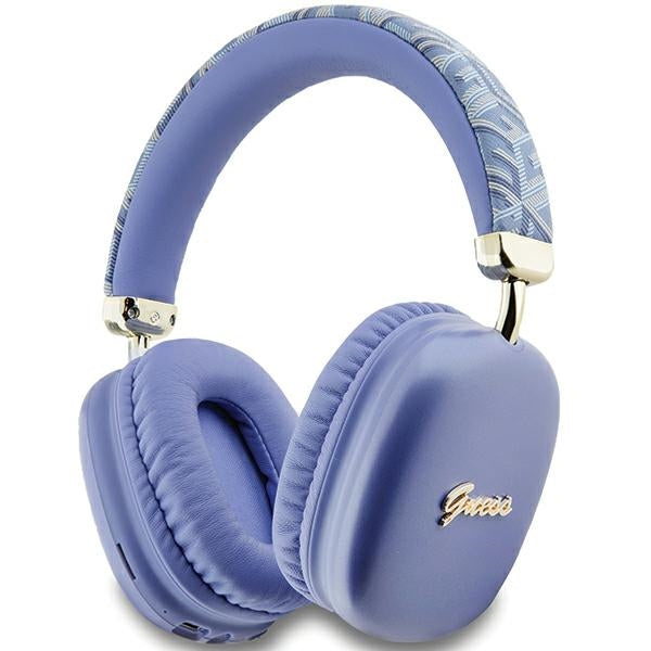 Guess GCube Metallic Script Logo Ausiniukai - Violetinė -- Headphones