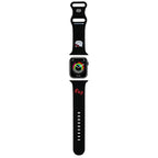 Hello Kitty silikoninis Kitty galvos dirželis skirtas Apple Watch 42/44/45/49mm – juodas