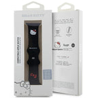 Hello Kitty silikoninis Kitty galvos dirželis skirtas Apple Watch 42/44/45/49mm – juodas
