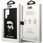 Karl Lagerfeld silikoninis dėklas Galaxy S24 Ultra – juodas
