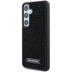 Karl Lagerfeld blizgus dėklas Samsung Galaxy S24+ – juodas