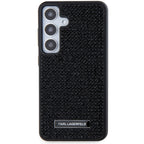 Karl Lagerfeld blizgus dėklas Samsung Galaxy S24+ – juodas