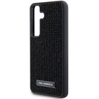 Karl Lagerfeld blizgus dėklas Samsung Galaxy S24+ – juodas