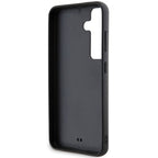 Karl Lagerfeld blizgus dėklas Samsung Galaxy S24 – juodas