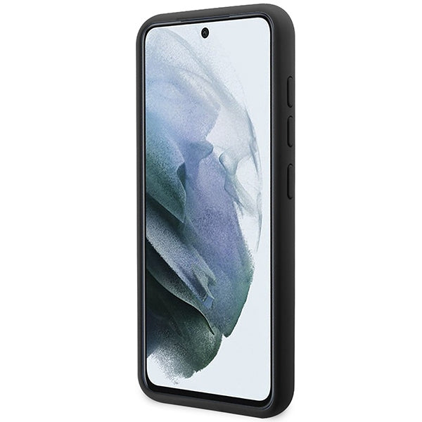 Karl Lagerfeld silikoninis dėklas Galaxy S24 – juodas