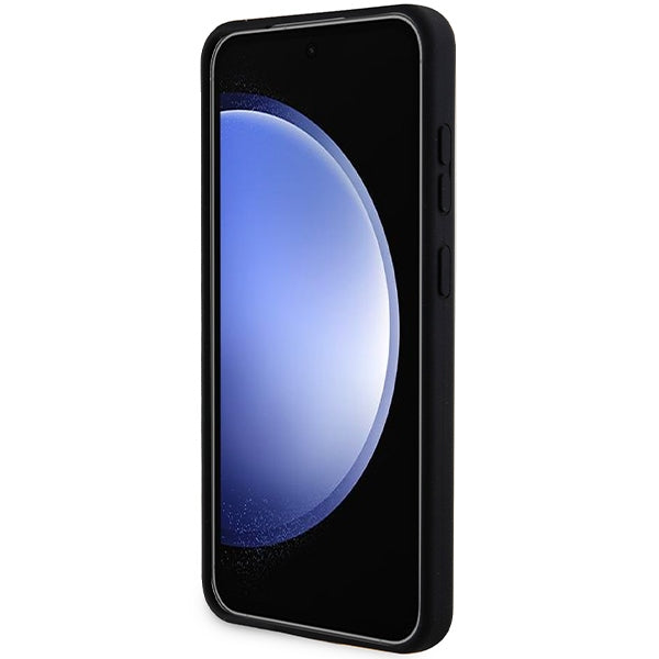 Karl Lagerfeld silikoninis dėklas Galaxy S24 – juodas