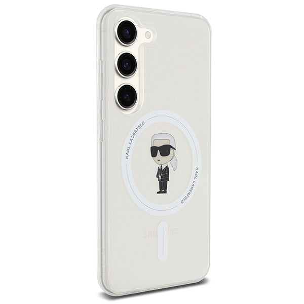 Karl Lagerfeld MagSafe dėklas Galaxy S23 – skaidrus -- Samsung Galaxy S23