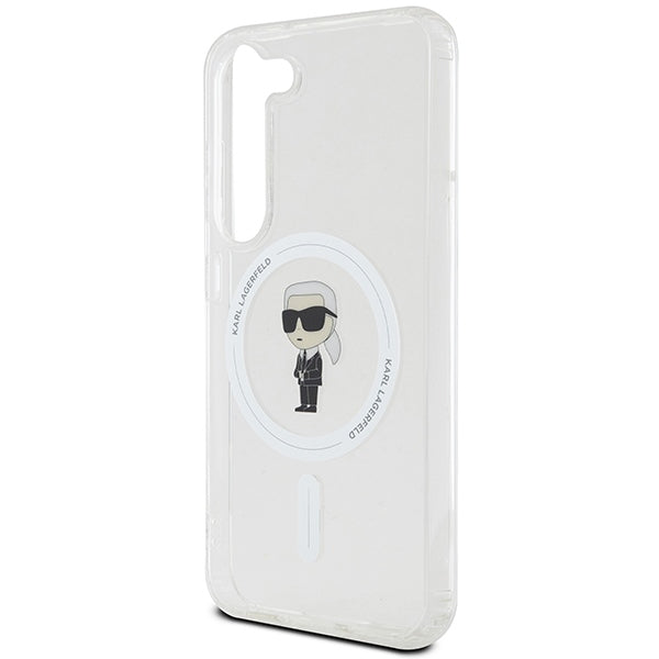 Karl Lagerfeld MagSafe dėklas Galaxy S23 – skaidrus -- Samsung Galaxy S23