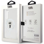Karl Lagerfeld MagSafe dėklas Galaxy S23 – skaidrus -- Samsung Galaxy S23