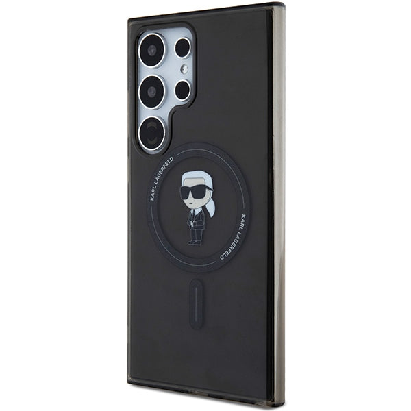 Karl Lagerfeld MagSafe dėklas Samsung Galaxy S24 Ultra – juodas