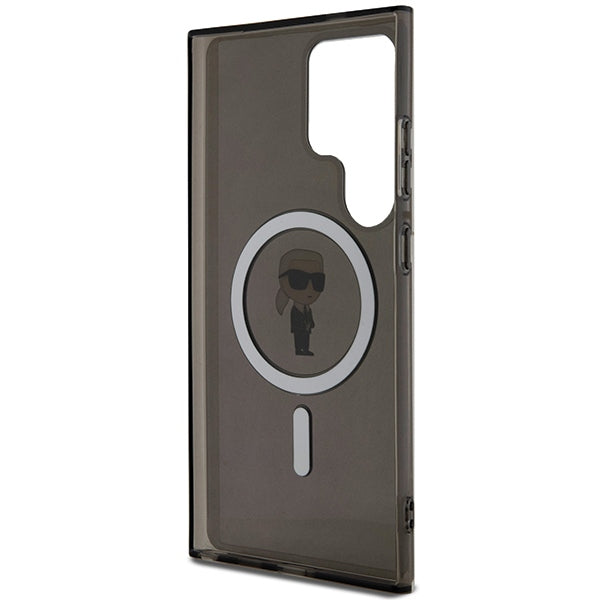 Karl Lagerfeld MagSafe dėklas Samsung Galaxy S24 Ultra – juodas