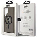 Karl Lagerfeld MagSafe dėklas Samsung Galaxy S24 Ultra – juodas