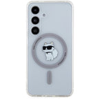 Karl Lagerfeld MagSafe dėklas Galaxy S24 – skaidrus