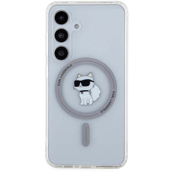 Karl Lagerfeld MagSafe dėklas Galaxy S24 – skaidrus