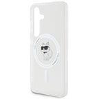 Karl Lagerfeld MagSafe dėklas Galaxy S24 – skaidrus