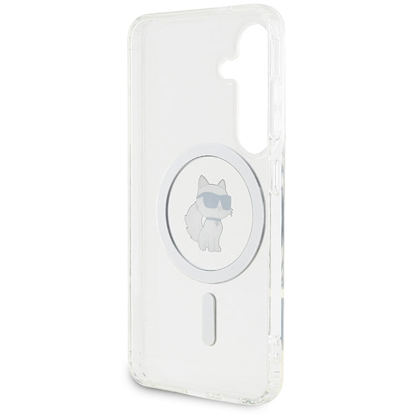 Karl Lagerfeld MagSafe dėklas Galaxy S24 – skaidrus