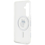 Karl Lagerfeld MagSafe dėklas Galaxy S24 – skaidrus