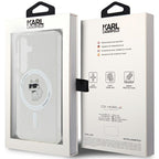 Karl Lagerfeld MagSafe dėklas Galaxy S24 – skaidrus