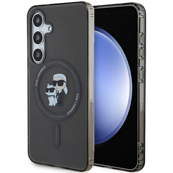 Karl Lagerfeld MagSafe dėklas Galaxy S24 – juodas